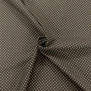 100% Cotton  - Rose and Hubble - Spot - Brown - Sold by Half Metre