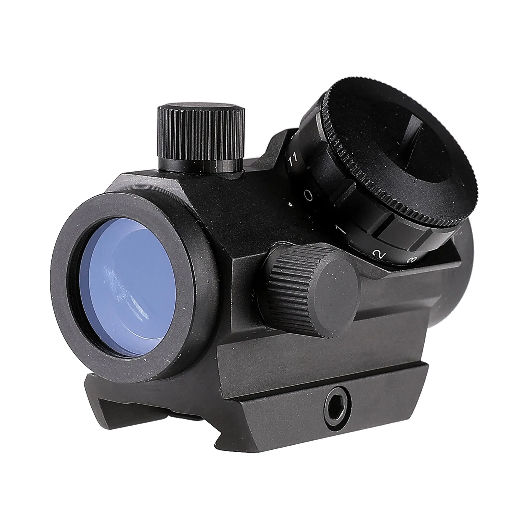 1*20mm Tactical Red Dot Sight with Riser, 4 MOA