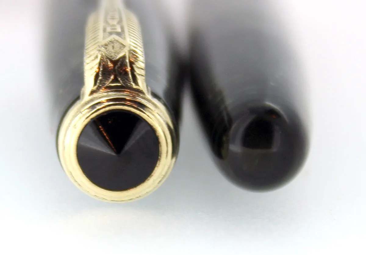 1944 PARKER EMERALD PEARL VACUMATIC MAJOR FOUNTAIN PEN GORGEOUS COLOR RESTORED