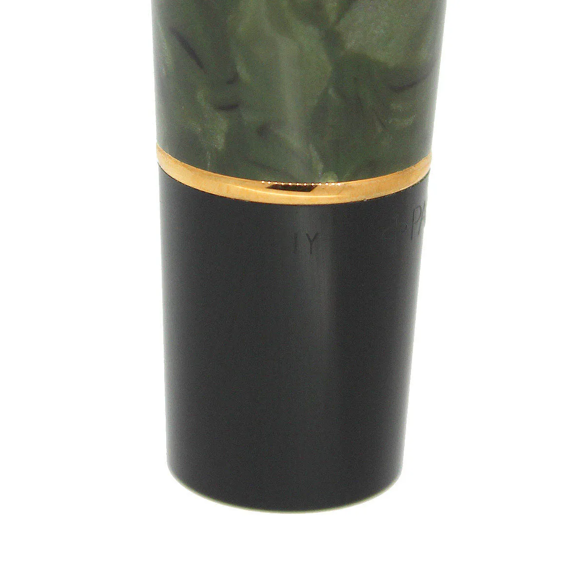 1996 PARKER INTERNATIONAL JADE DUOFOLD 18K MED NIB FOUNTAIN PEN NEVER INKED