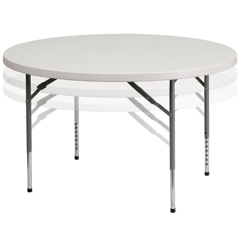 60" Round Table Adjustable Height