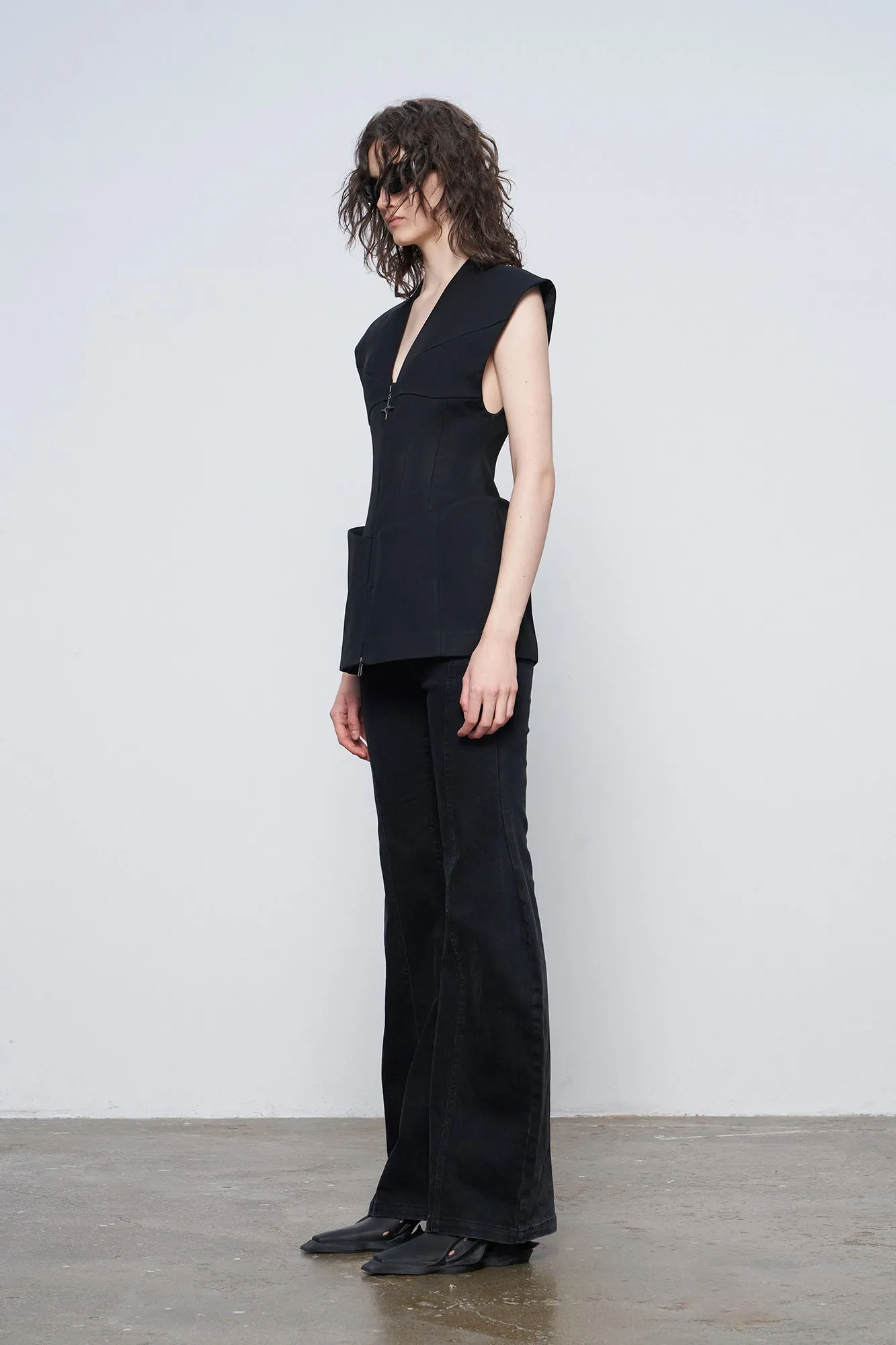 Acetic acid stereo waist waistcoat
