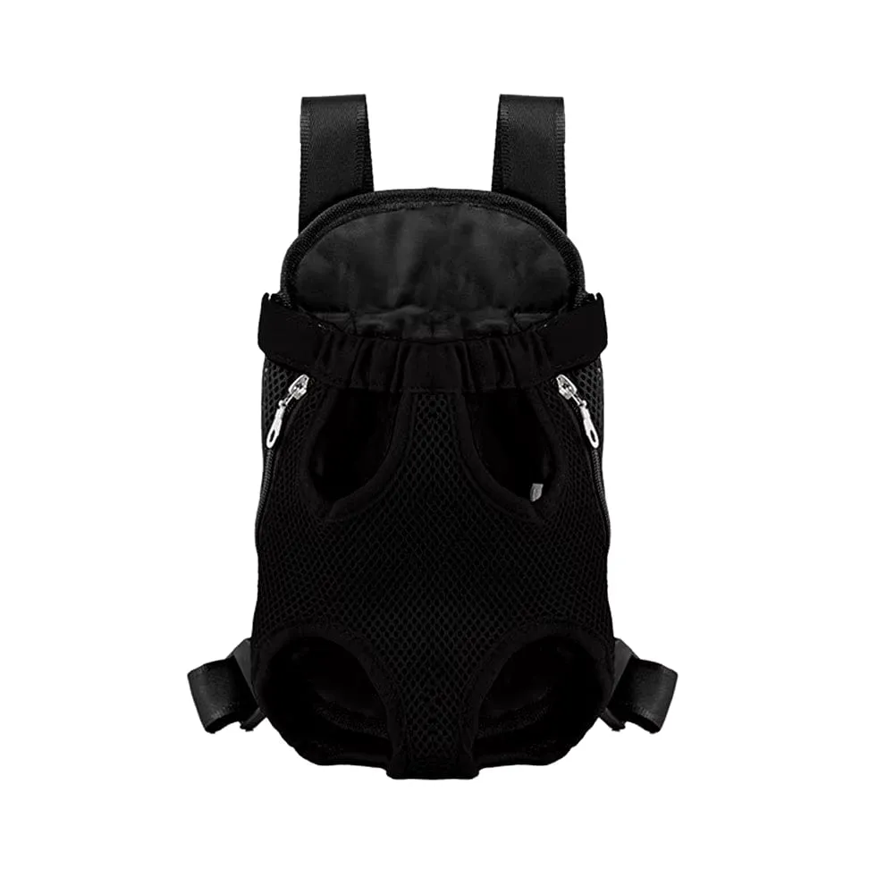 Adjustable Pet Carrier Bag with Double Shoulder Backpack for Outdoor Traveling