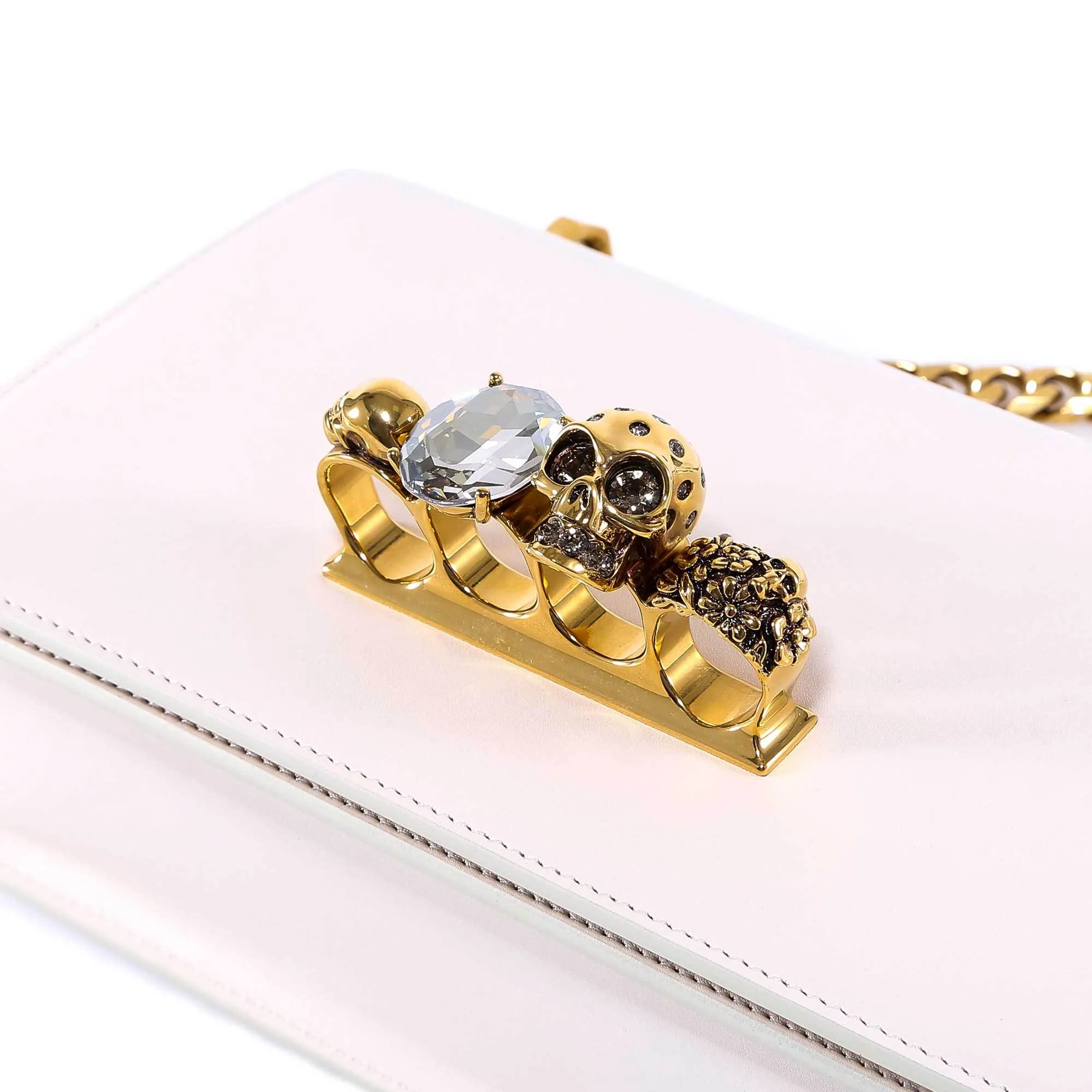 Alexander McQueen Knuckle Ring Chain Bag