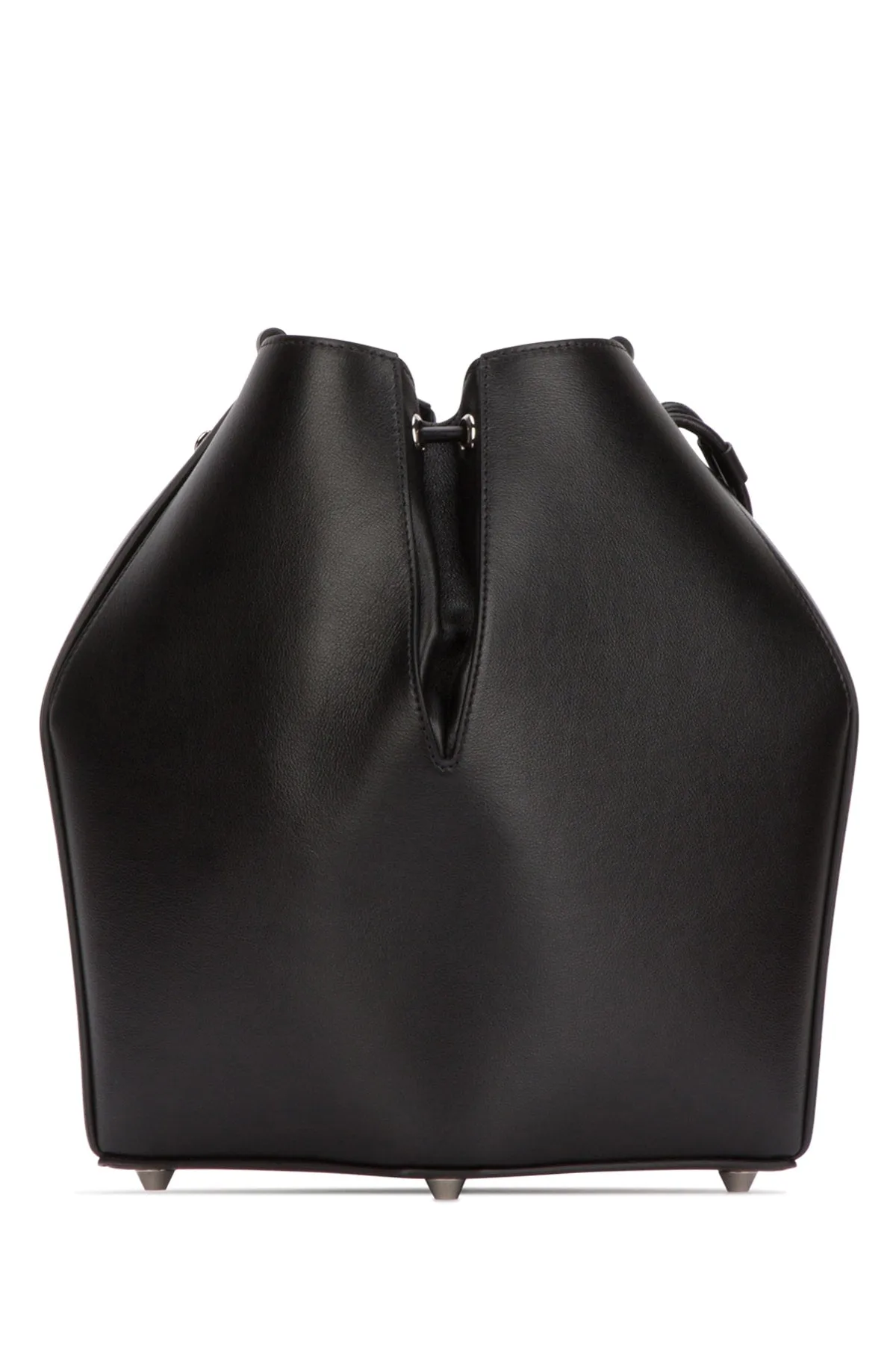 Alexander McQueen Logo Printed Bucket Bag