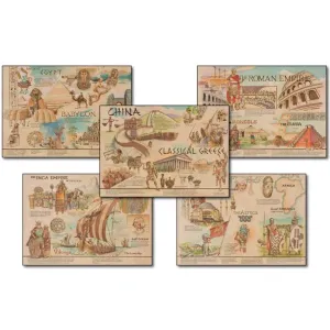 Ancient Civilizations And Cultures Topper Bulletin Board Set