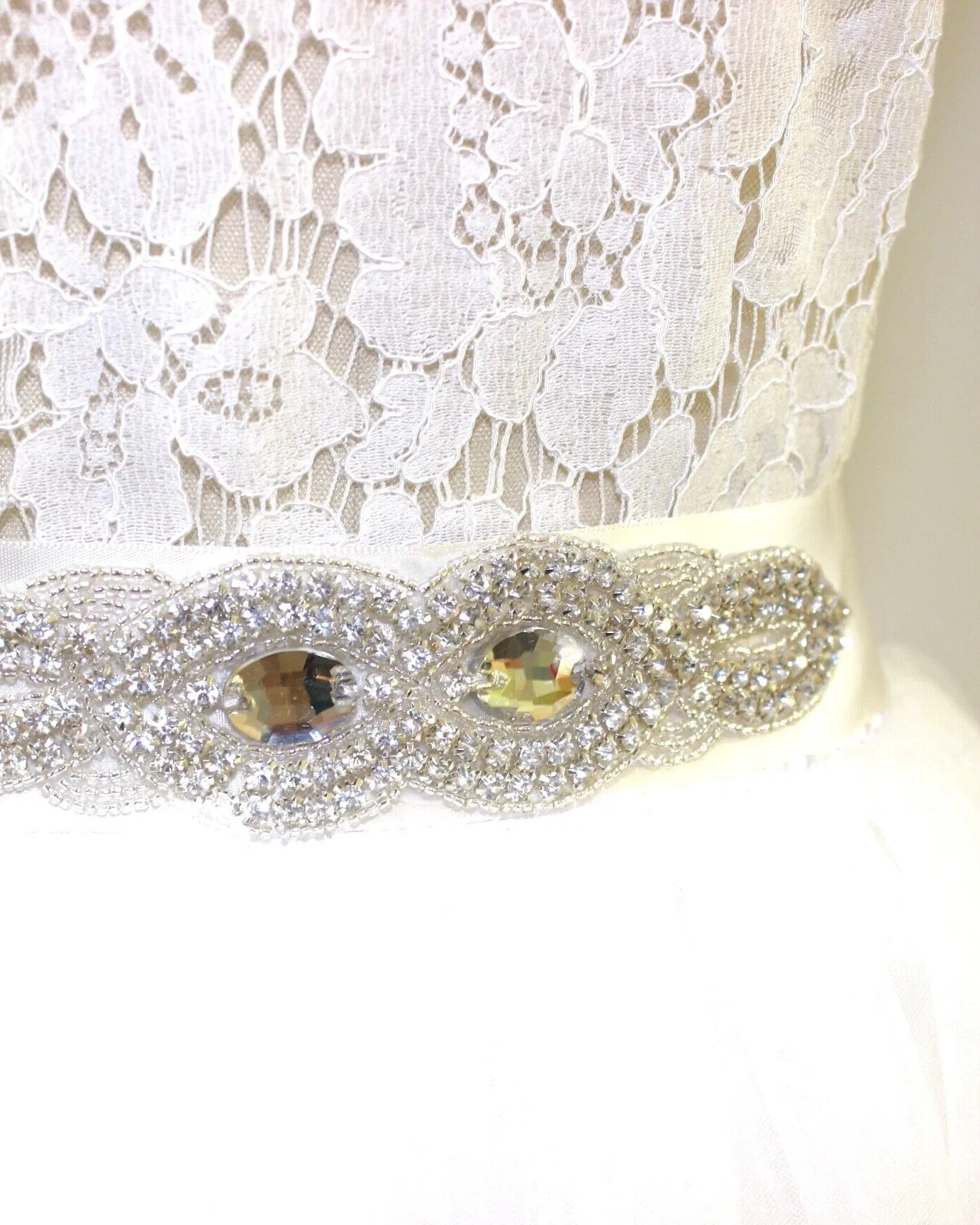 Anne Jeweled Bridal Sash