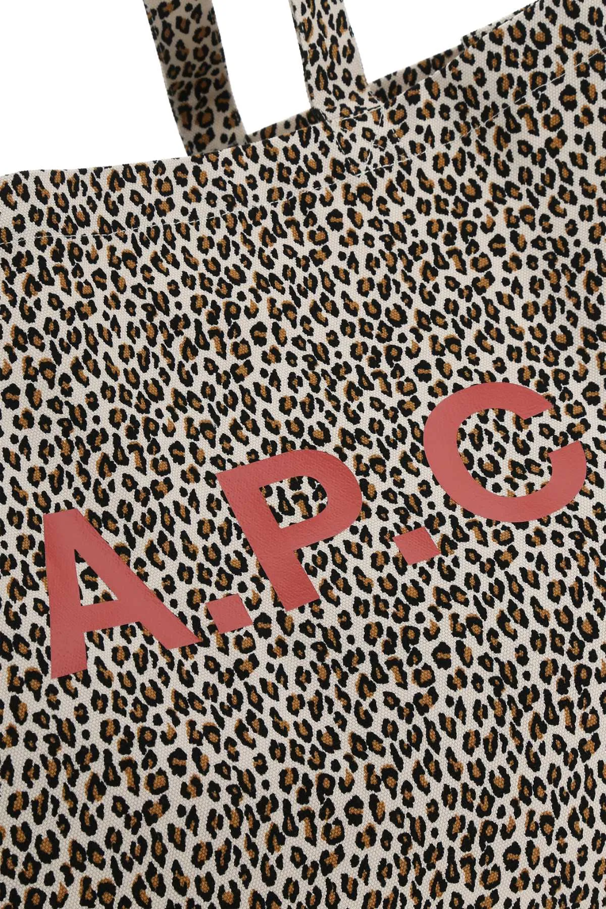 A.P.C. Leopard Print Tote Bag