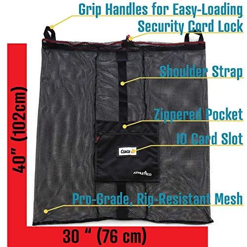 Athletico Extra Large Mesh Ball Bag