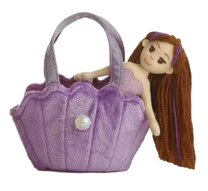 Aurora Sea Sparkles Mermaid Pet Carrier - 9" Lavender Shell