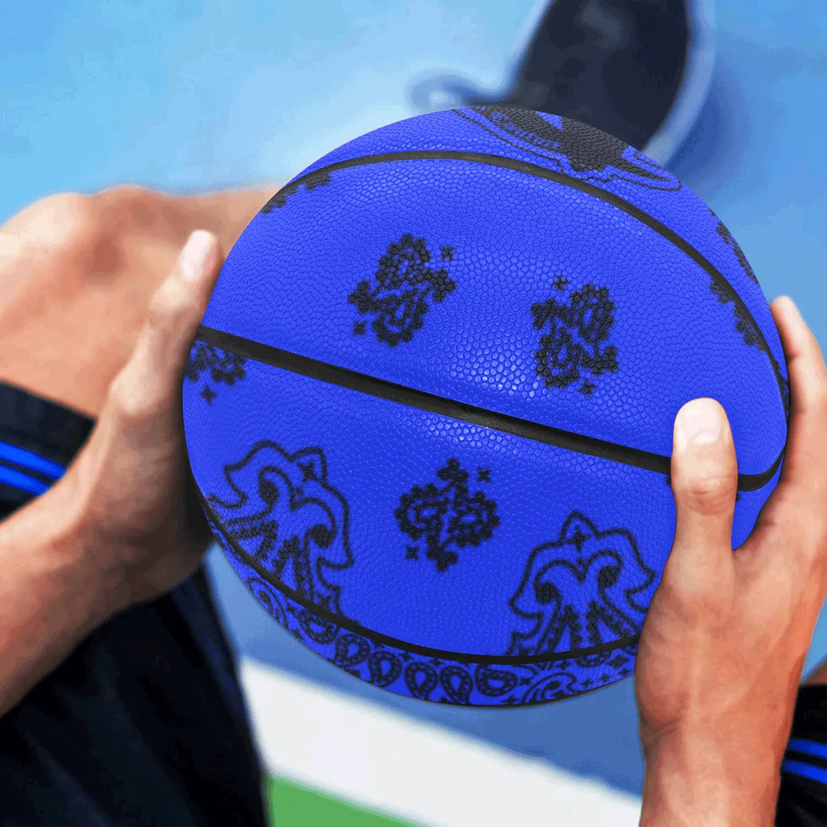 BANDANA BLU All Over Print Basketball
