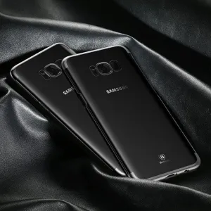Baseus transparent Case For samsung Galaxy S8 Cases Glitter Series Plating Hard PC Plastic Shell for samsung Galaxy S8 plus