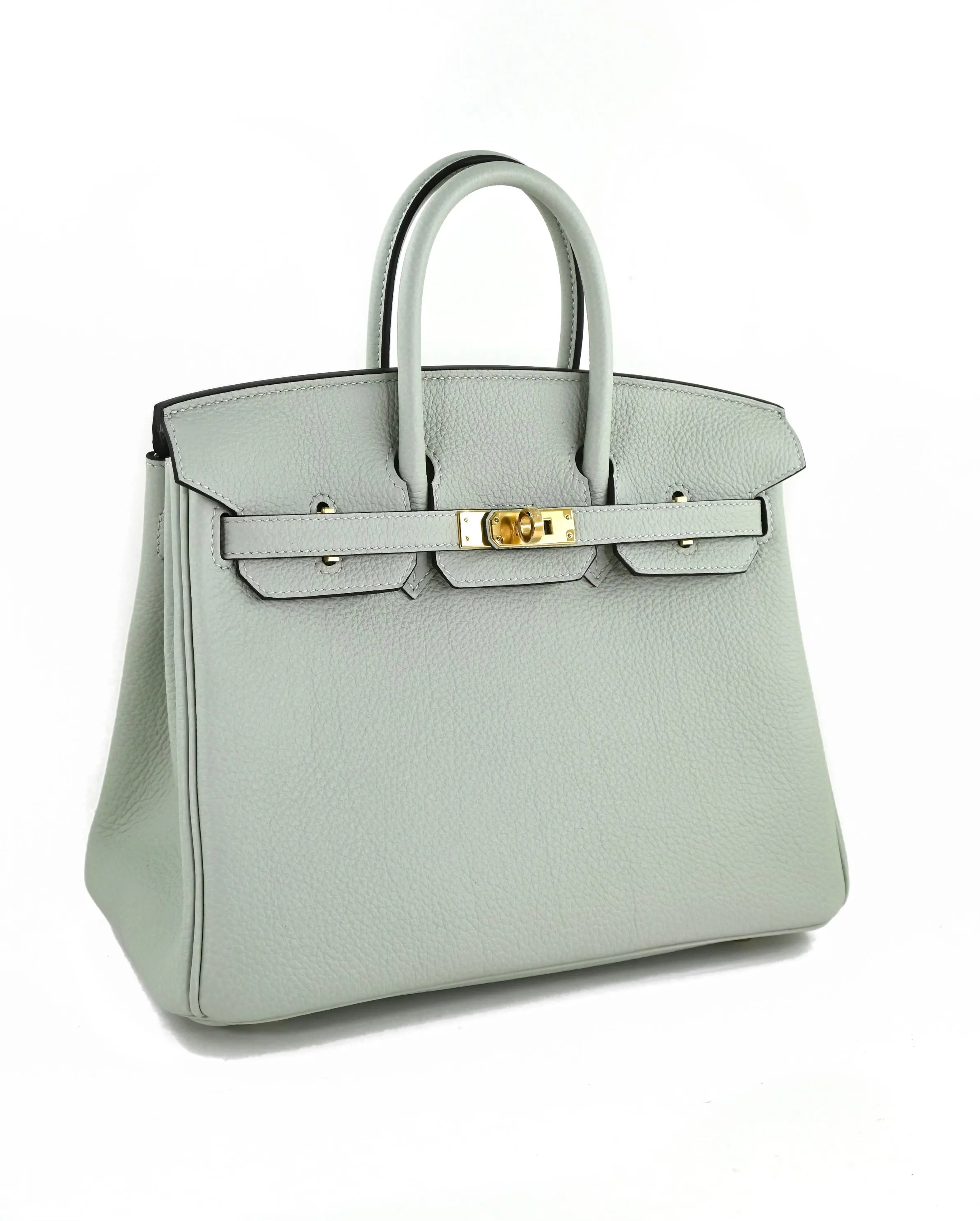 Birkin 25 Gris Neve Togo GHW
