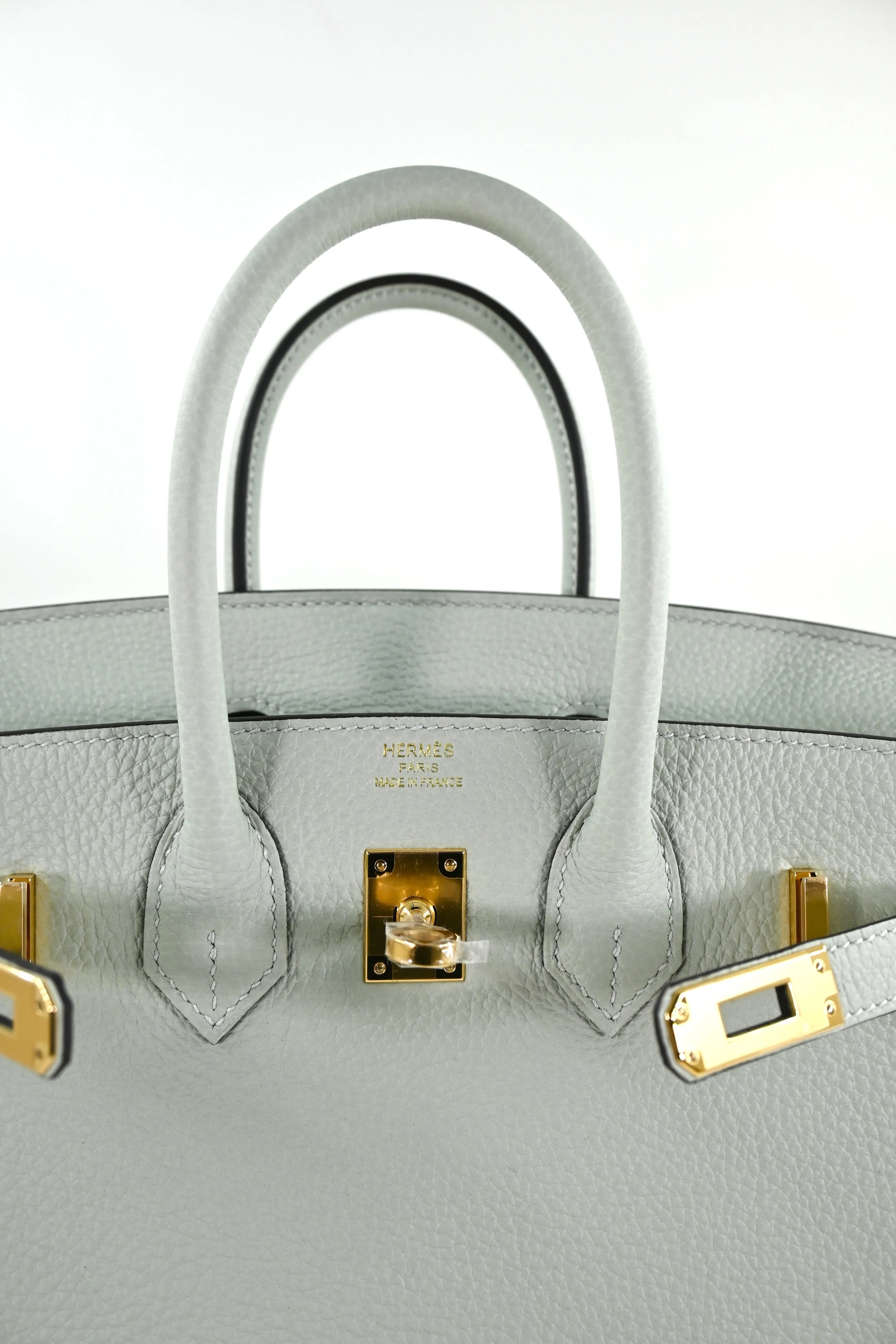 Birkin 25 Gris Neve Togo GHW