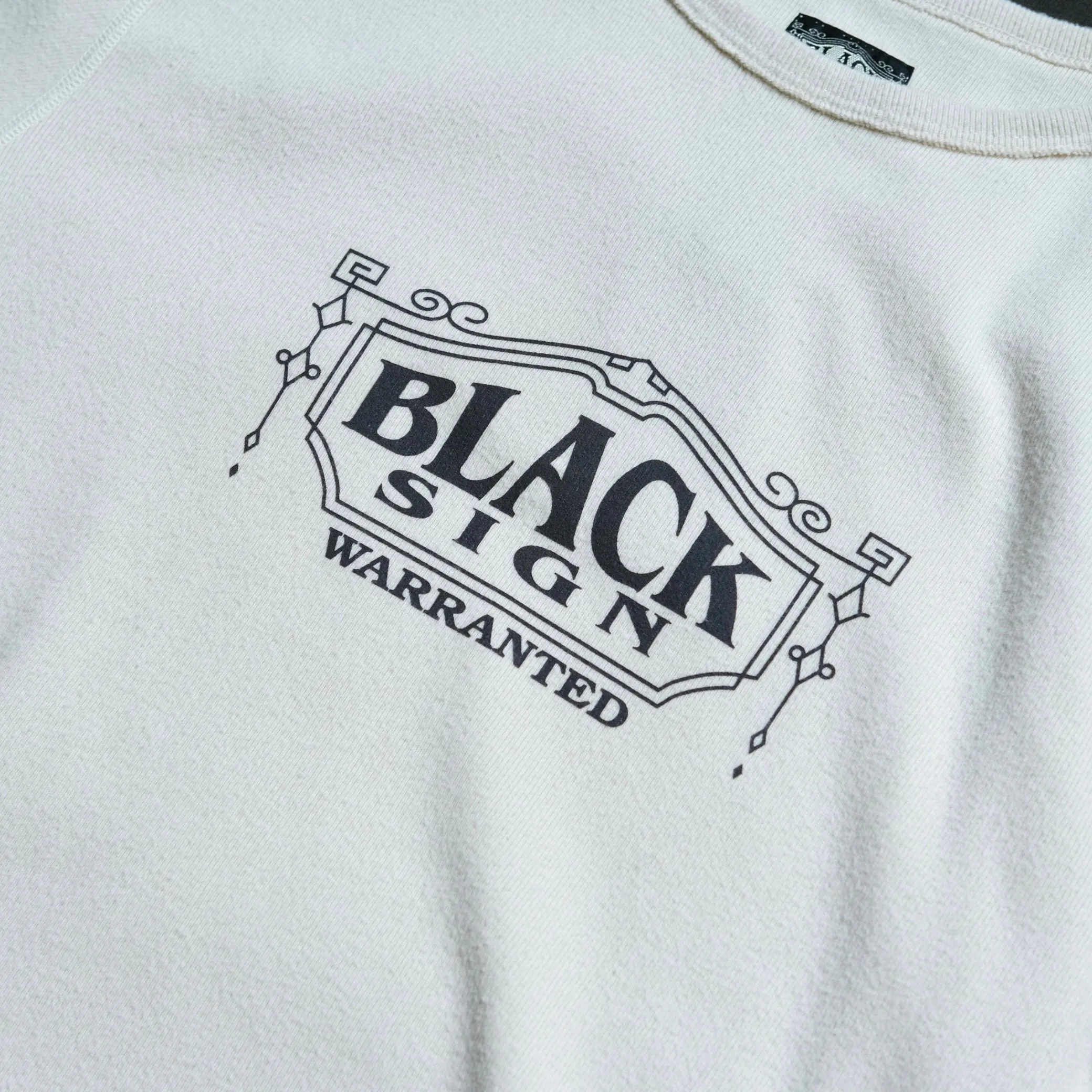 BLACK SIGN Crew Neck Amish Underwear
