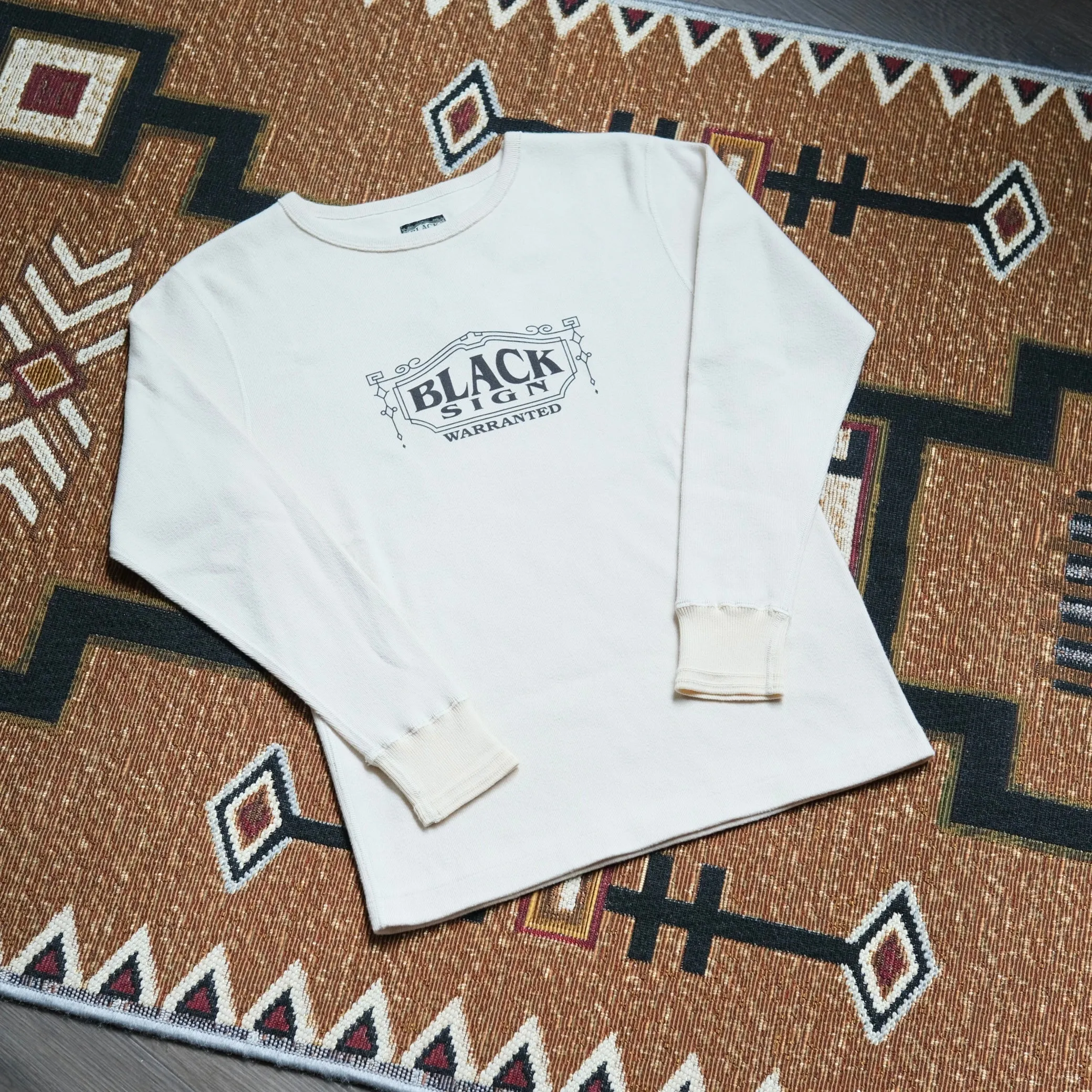 BLACK SIGN Crew Neck Amish Underwear
