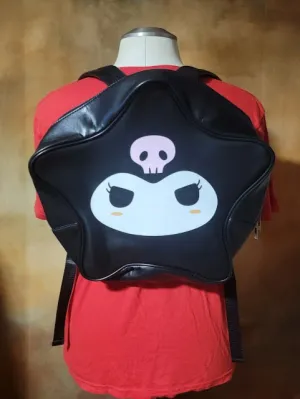 Black Star Shaped 33 cm Kids Backpack