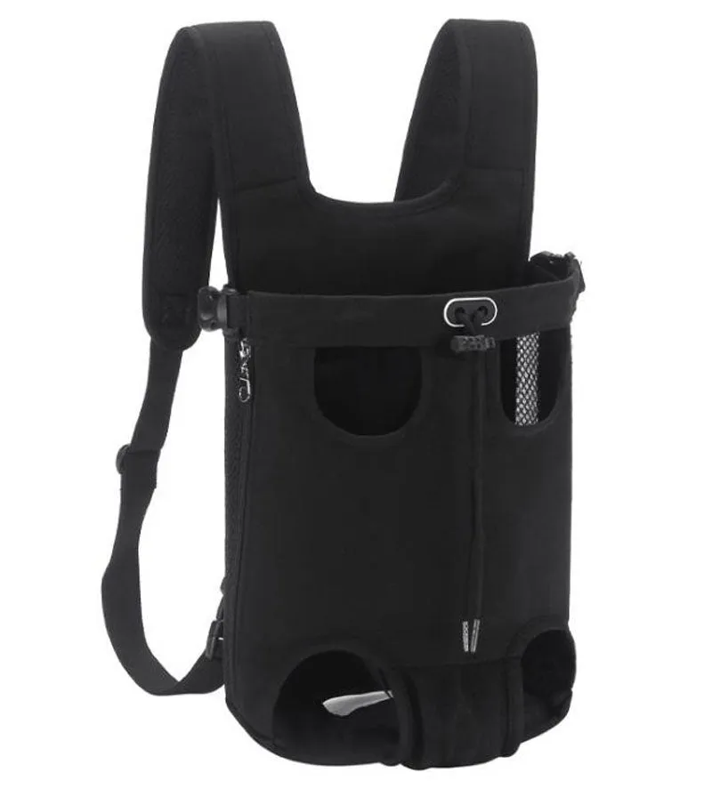 Breathable four legged dog backpack
