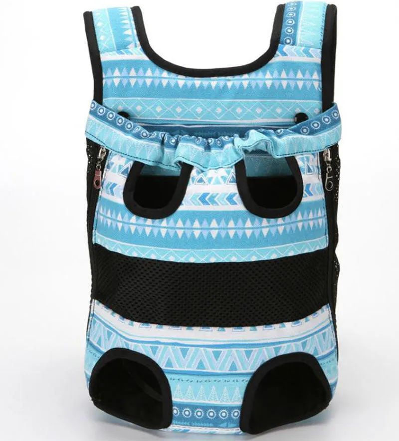 Breathable four legged dog backpack