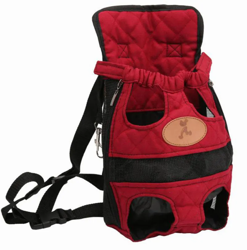 Breathable four legged dog backpack