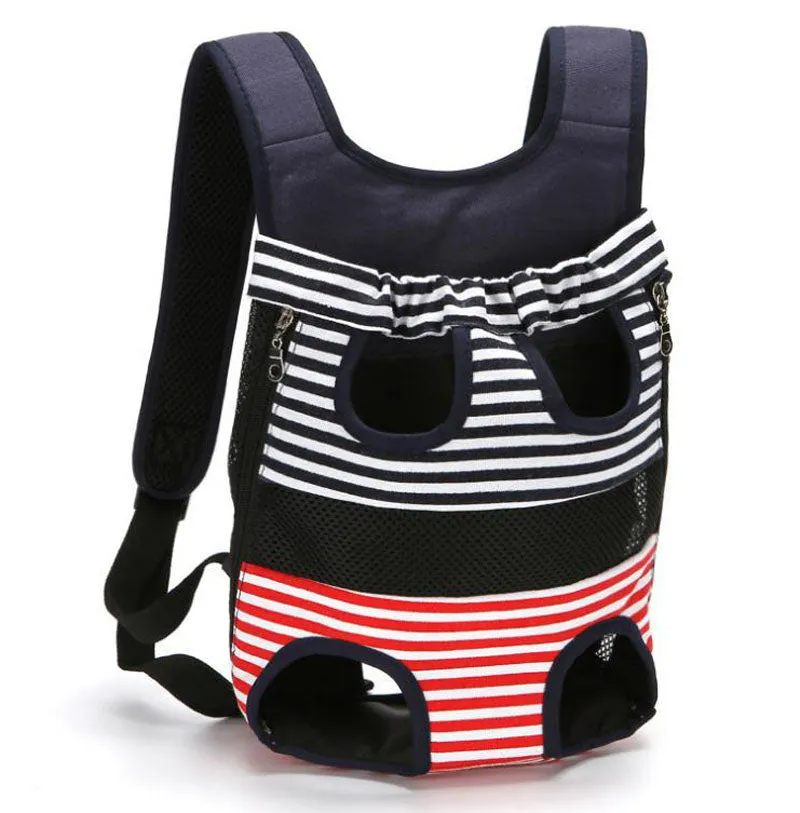 Breathable four legged dog backpack