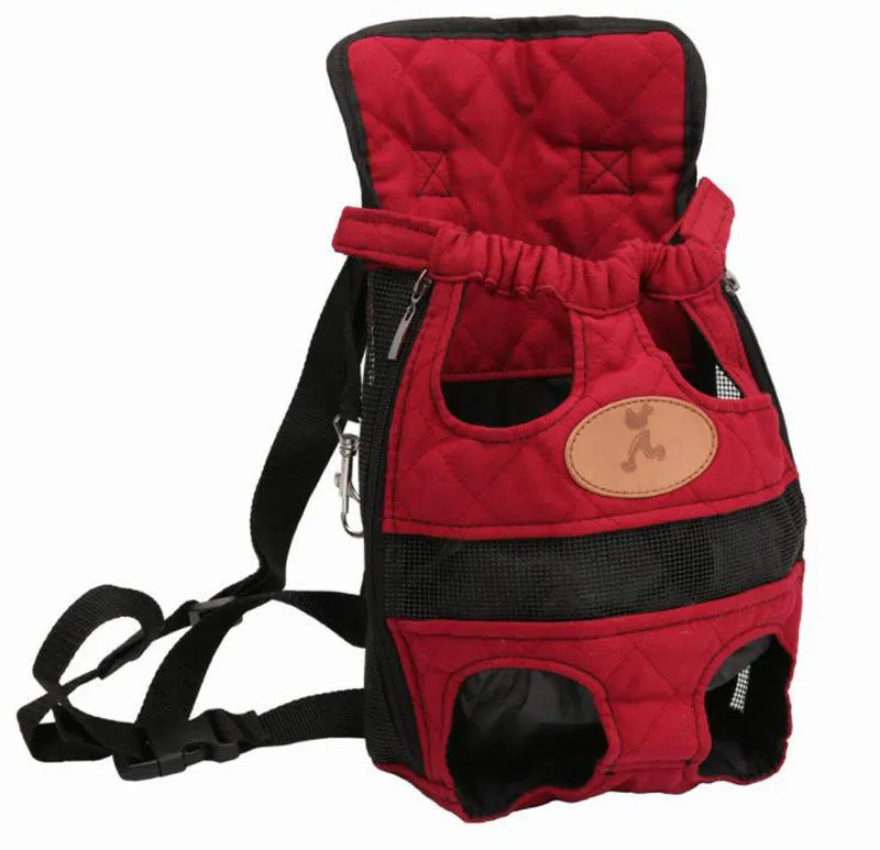 Breathable four legged dog backpack