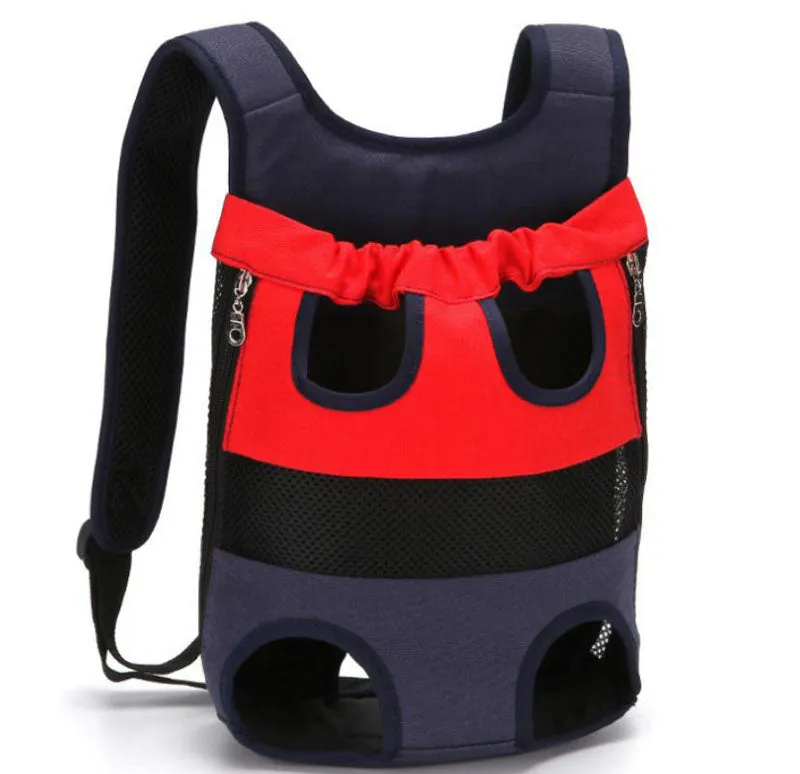 Breathable four legged dog backpack