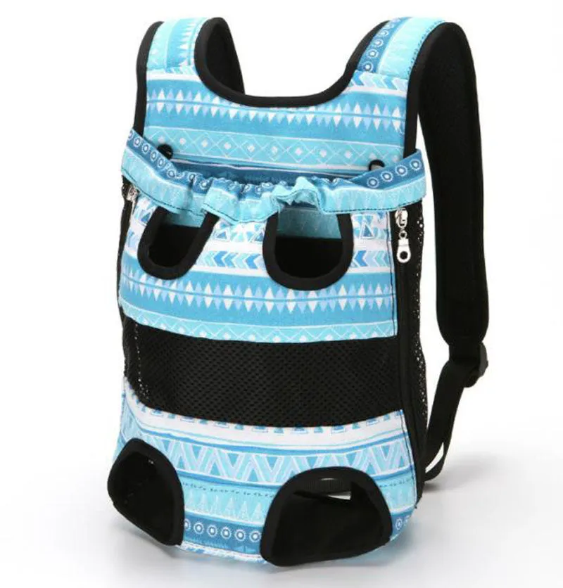 Breathable four legged dog backpack