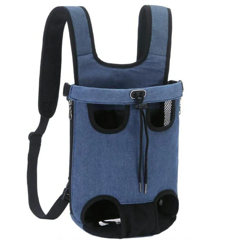 Breathable four legged dog backpack