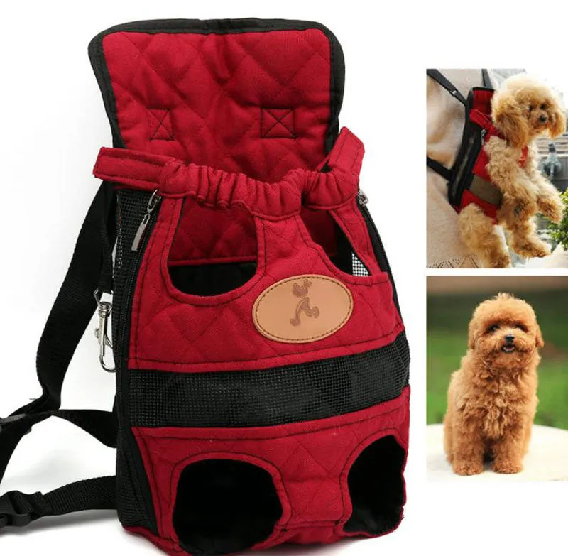 Breathable four legged dog backpack