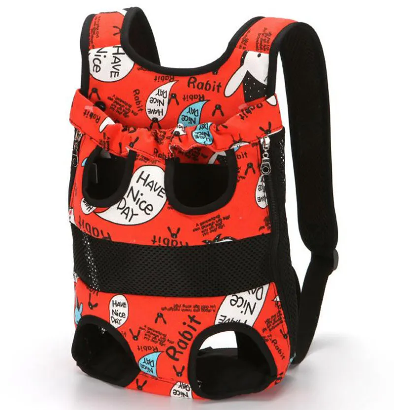 Breathable four legged dog backpack