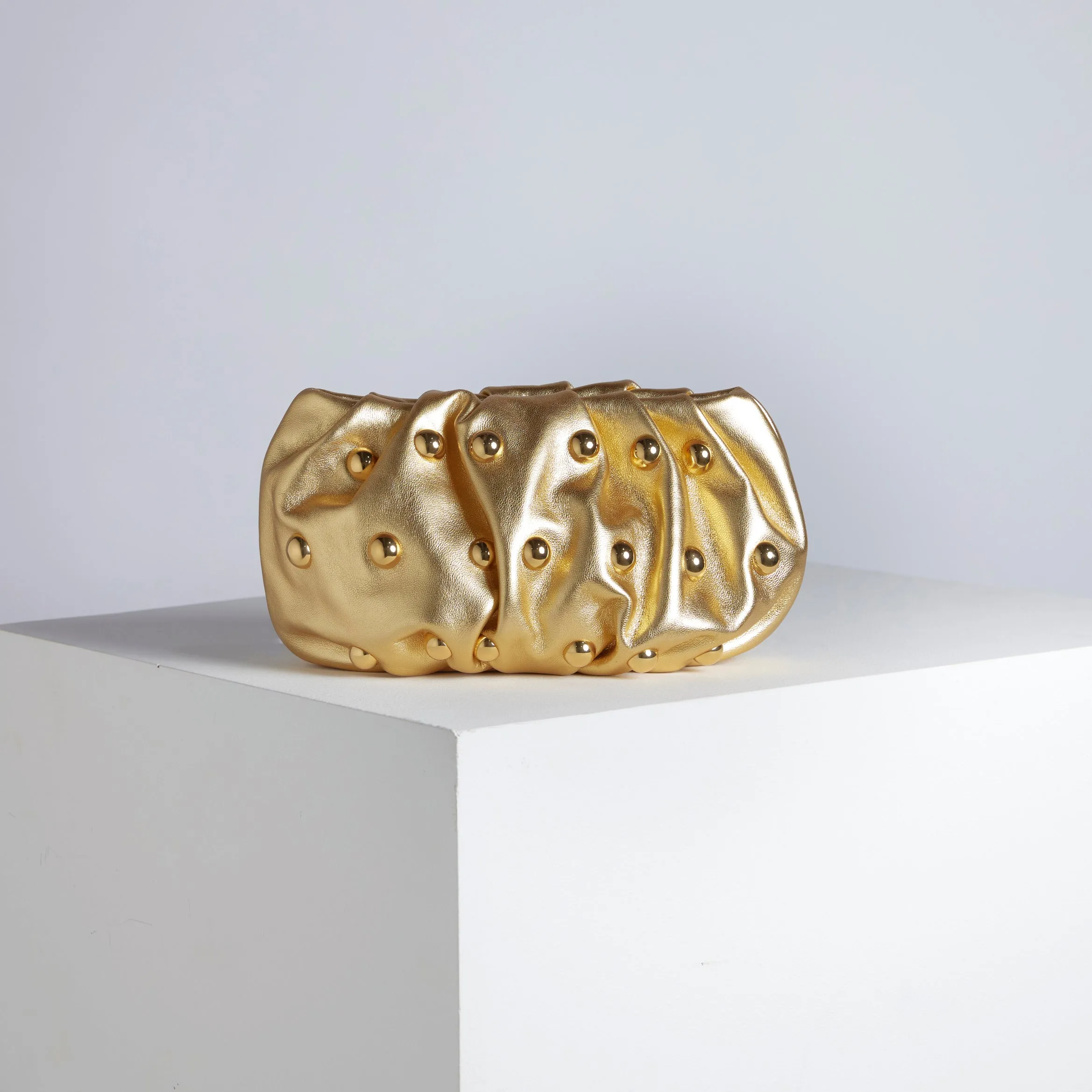 Bubble 8 Stud Gold Clutch (coming soon)