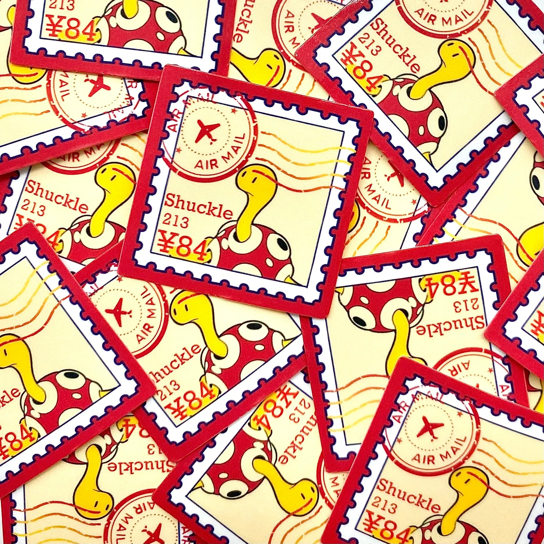 Bug Type Stamps (mockups) vinyl  sticker pack