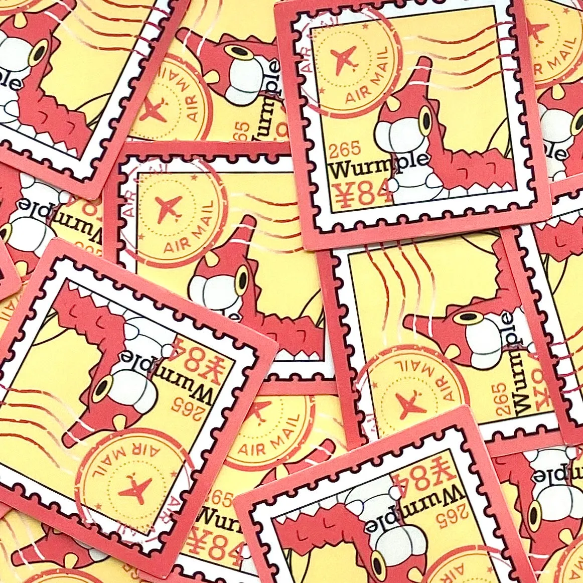 Bug Type Stamps (mockups) vinyl  sticker pack