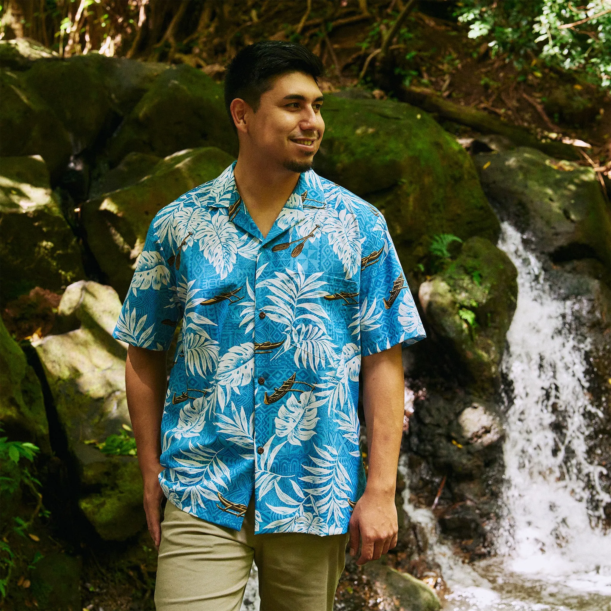 Canoe Monstera Aloha Shirt