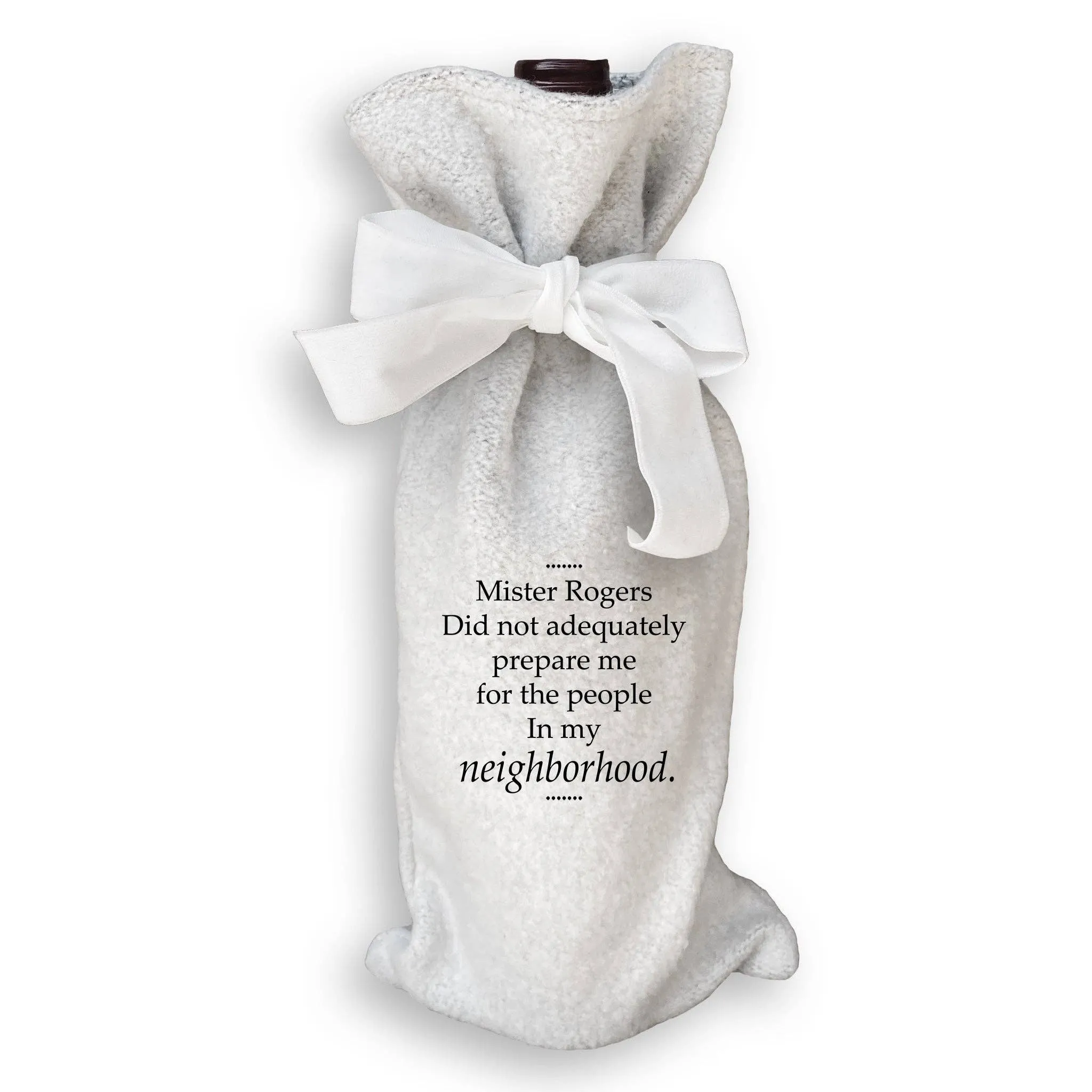 Canvas Wine Bag - Mister Rogers