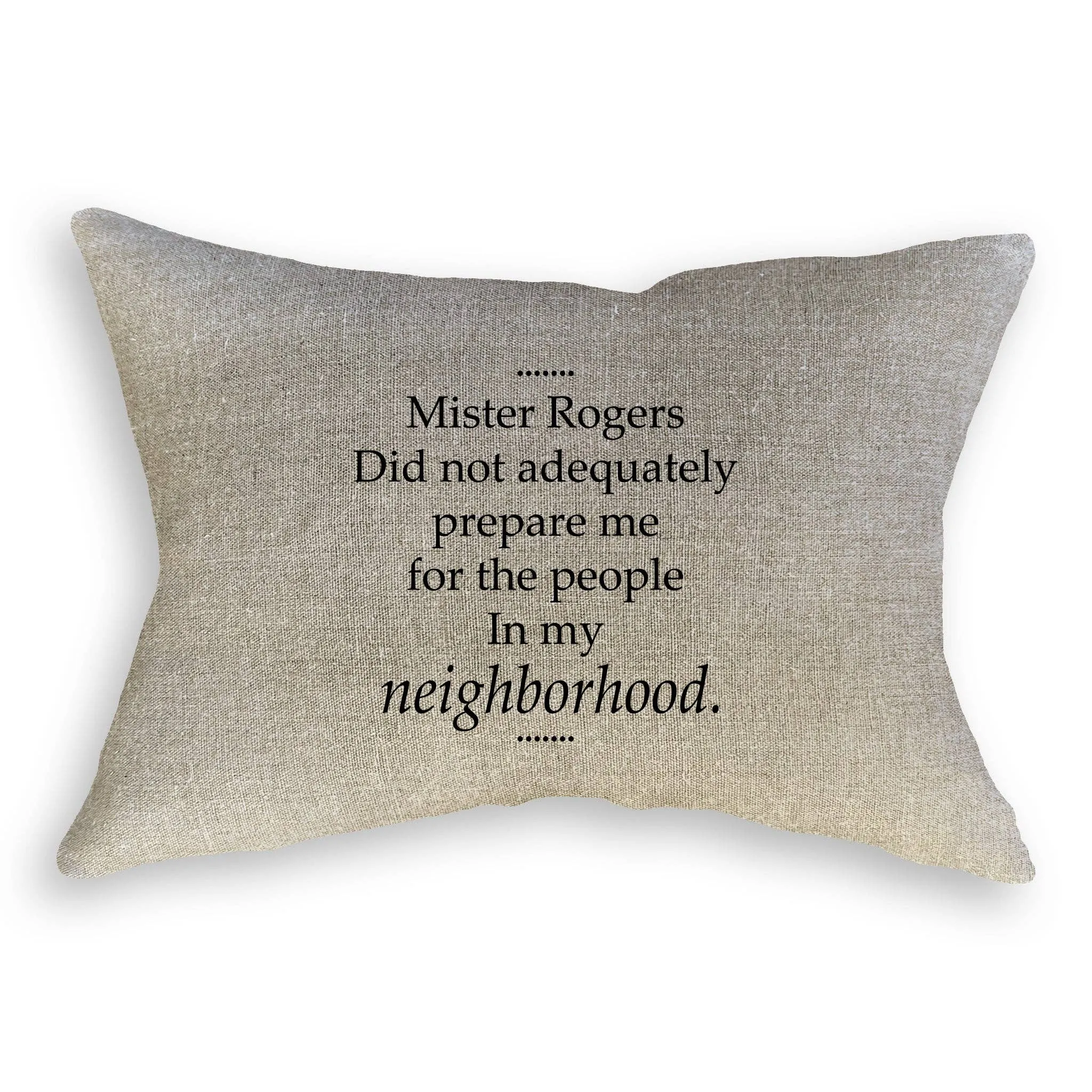 Canvas Wine Bag - Mister Rogers