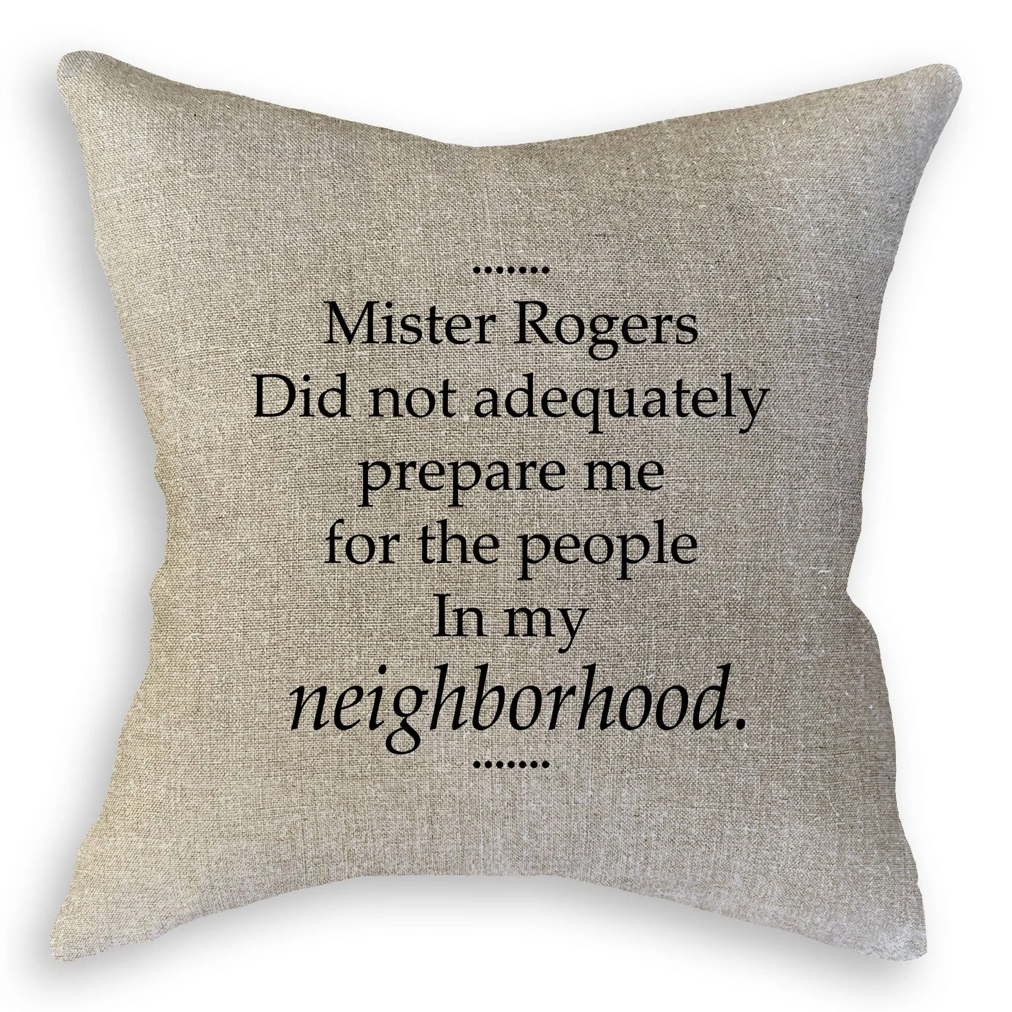 Canvas Wine Bag - Mister Rogers