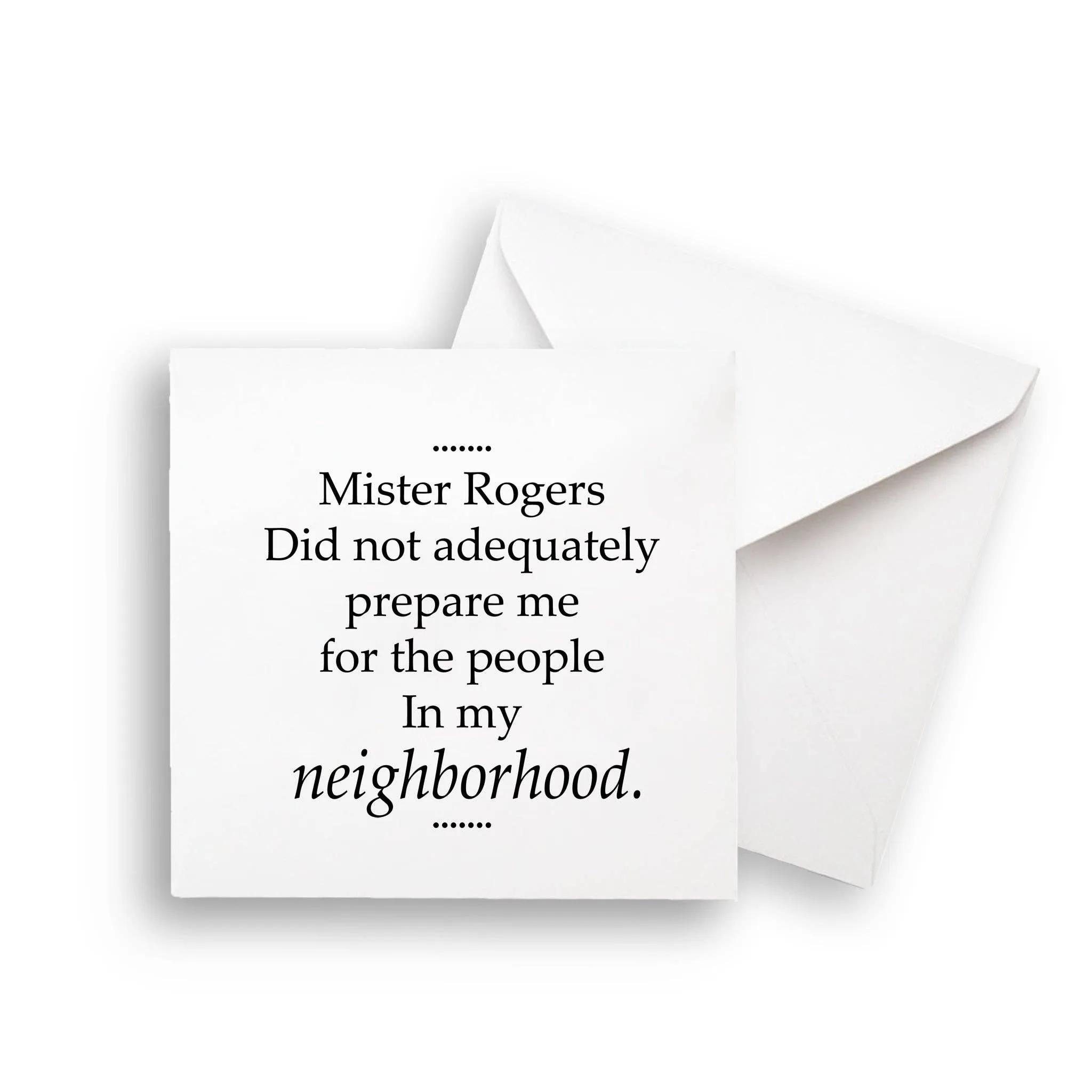 Canvas Wine Bag - Mister Rogers