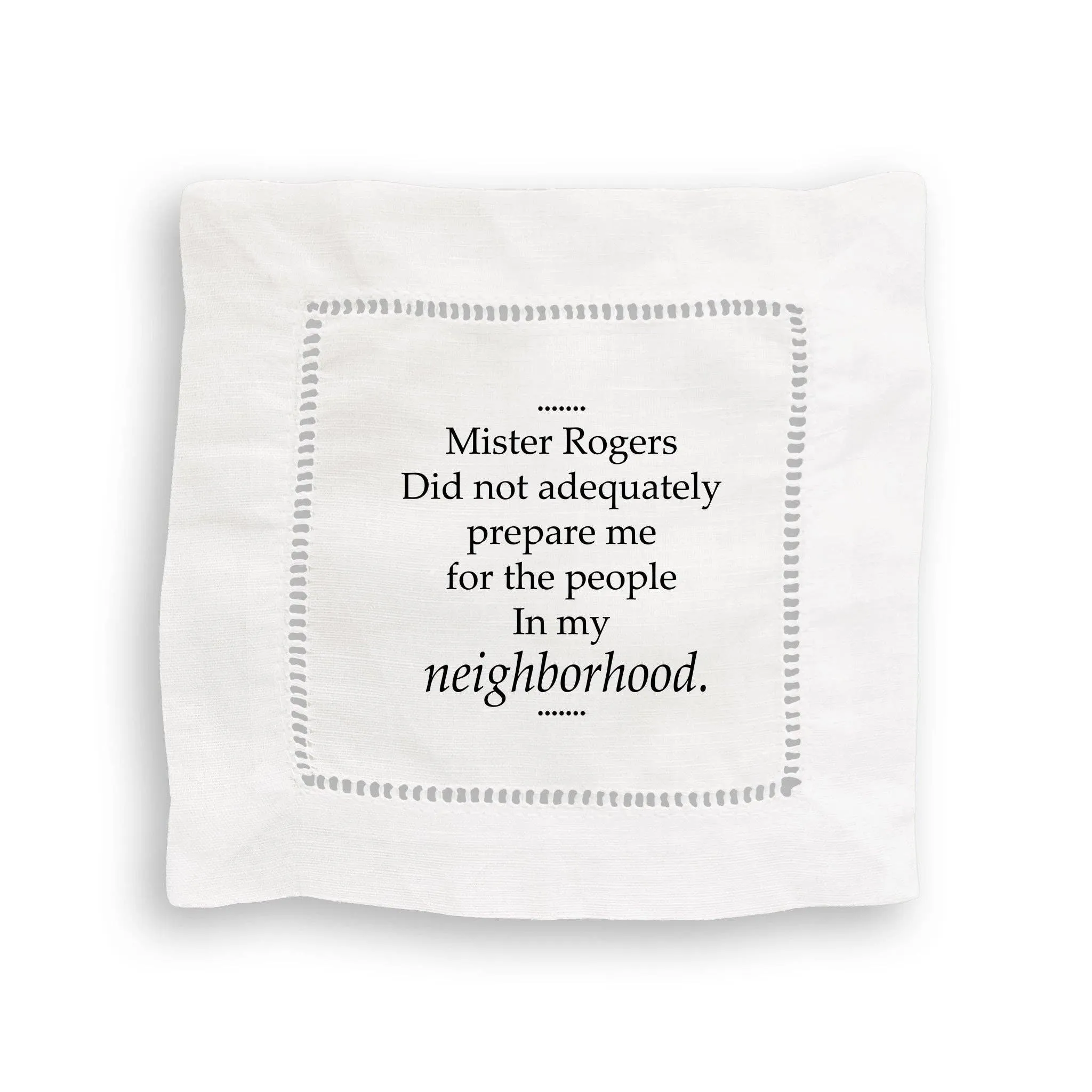 Canvas Wine Bag - Mister Rogers