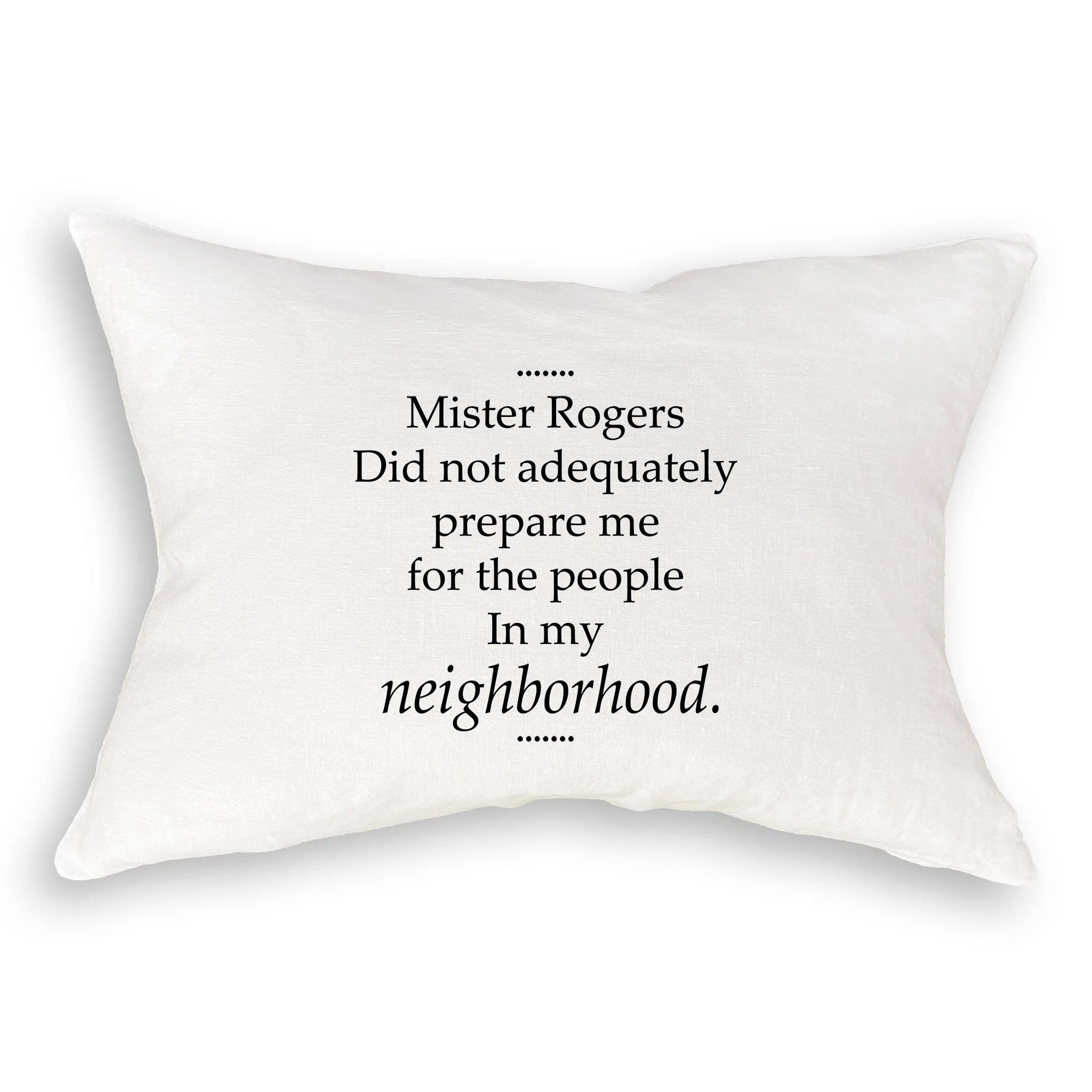 Canvas Wine Bag - Mister Rogers