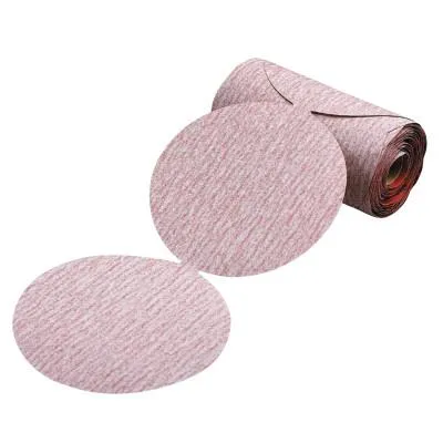 Carborundum Premier Red Aluminum Oxide Dri-Lube Paper Discs, 5 in Dia., P1000 Grit, 05539520254