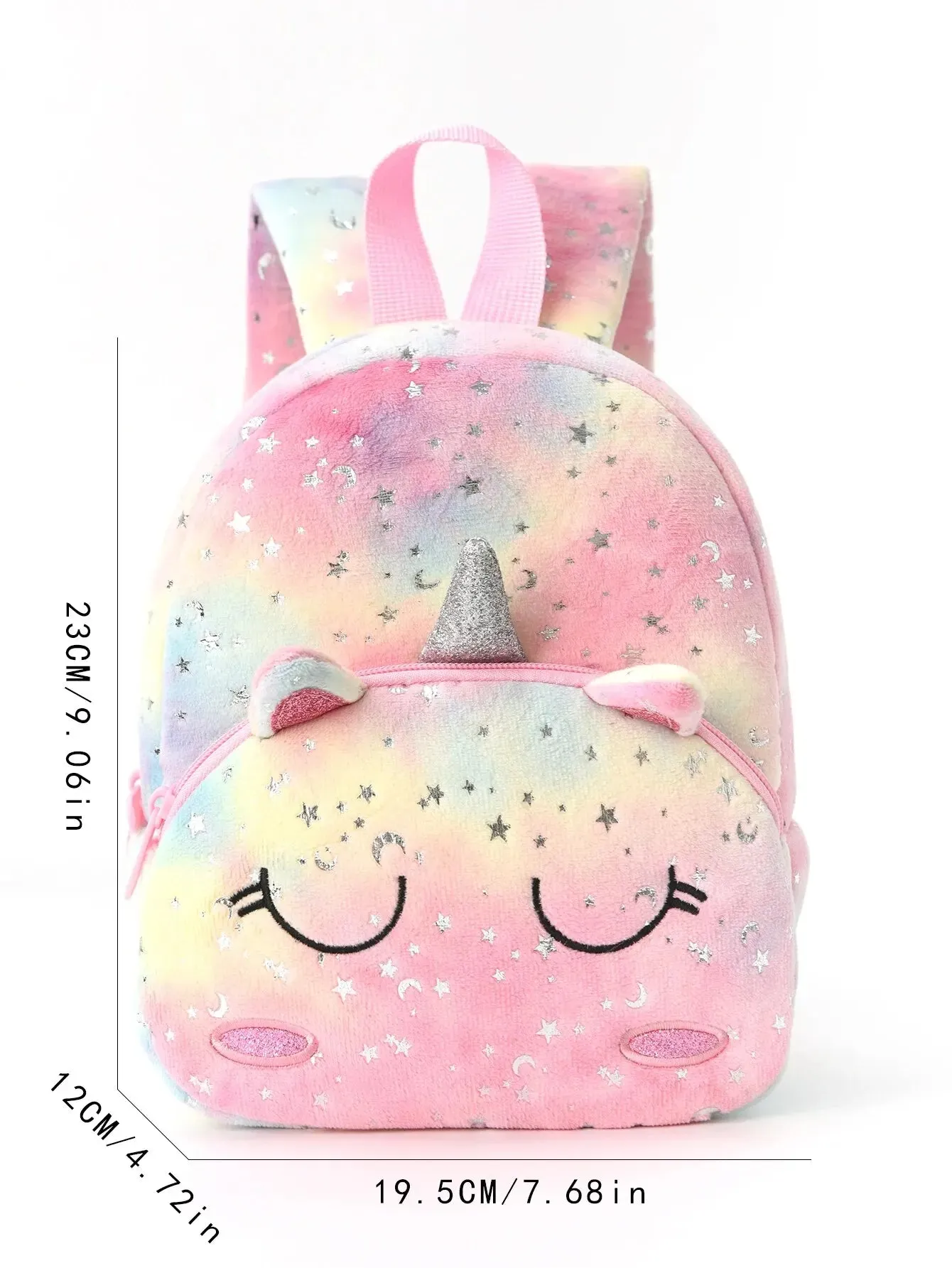Cartoon Unicorn Design School/Travel Backpack or Girls