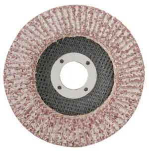 CGW Abrasives Flap Discs, Aluminum, Reg Thickness, T29, 5", 60 Grit, 7/8 Arbor, 12,200 rpm, 43184