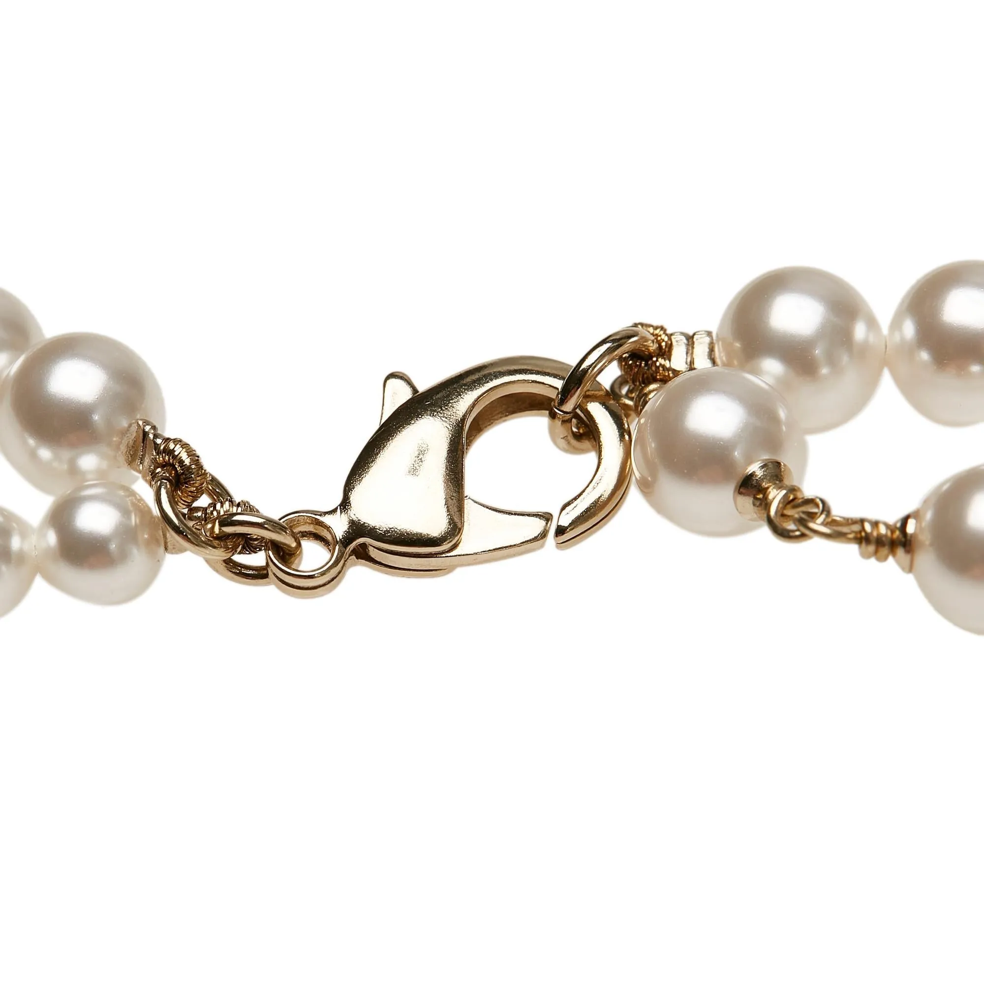 Chanel CC Faux Pearl Belt - 43 / 110 (SHG-30968)