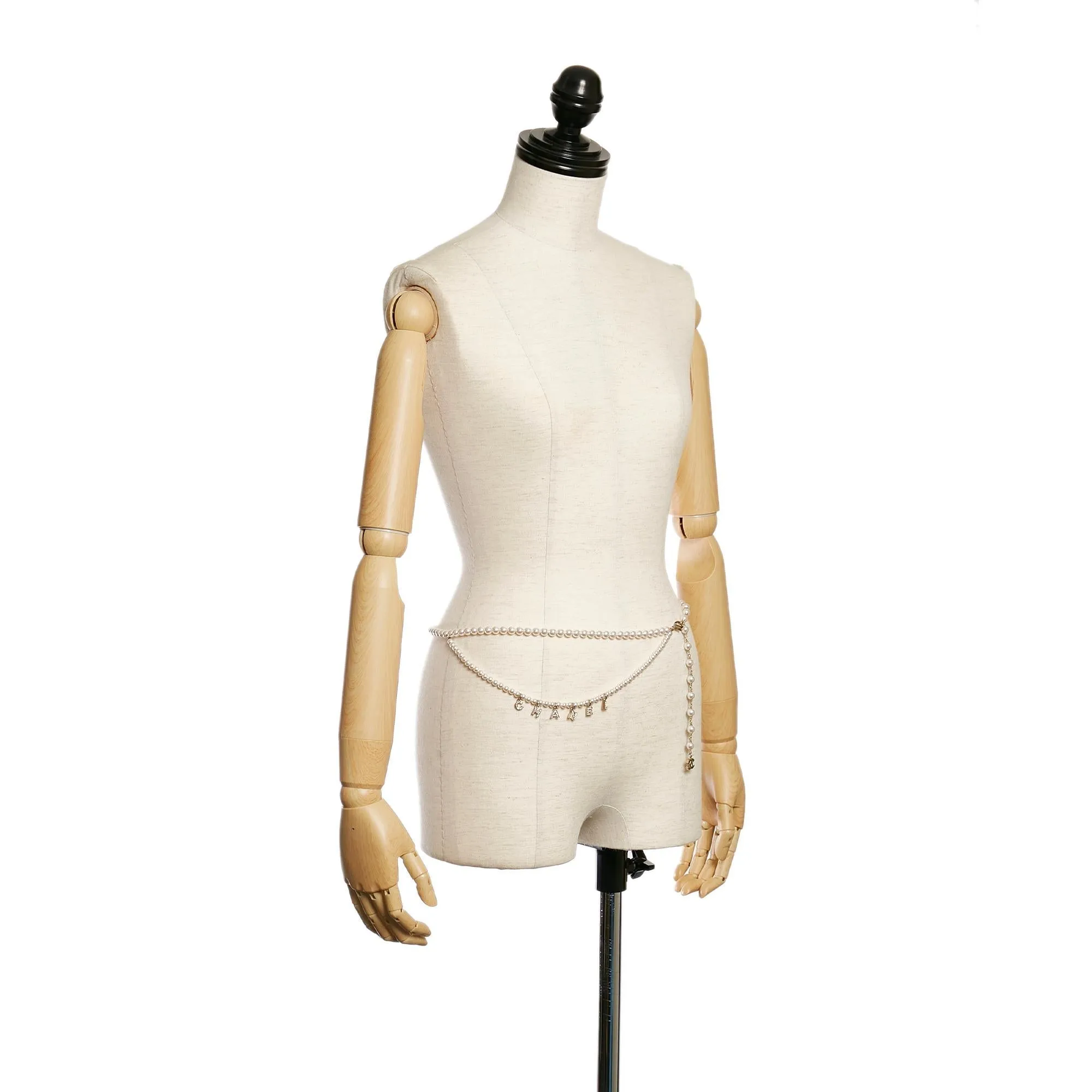 Chanel CC Faux Pearl Belt - 43 / 110 (SHG-30968)
