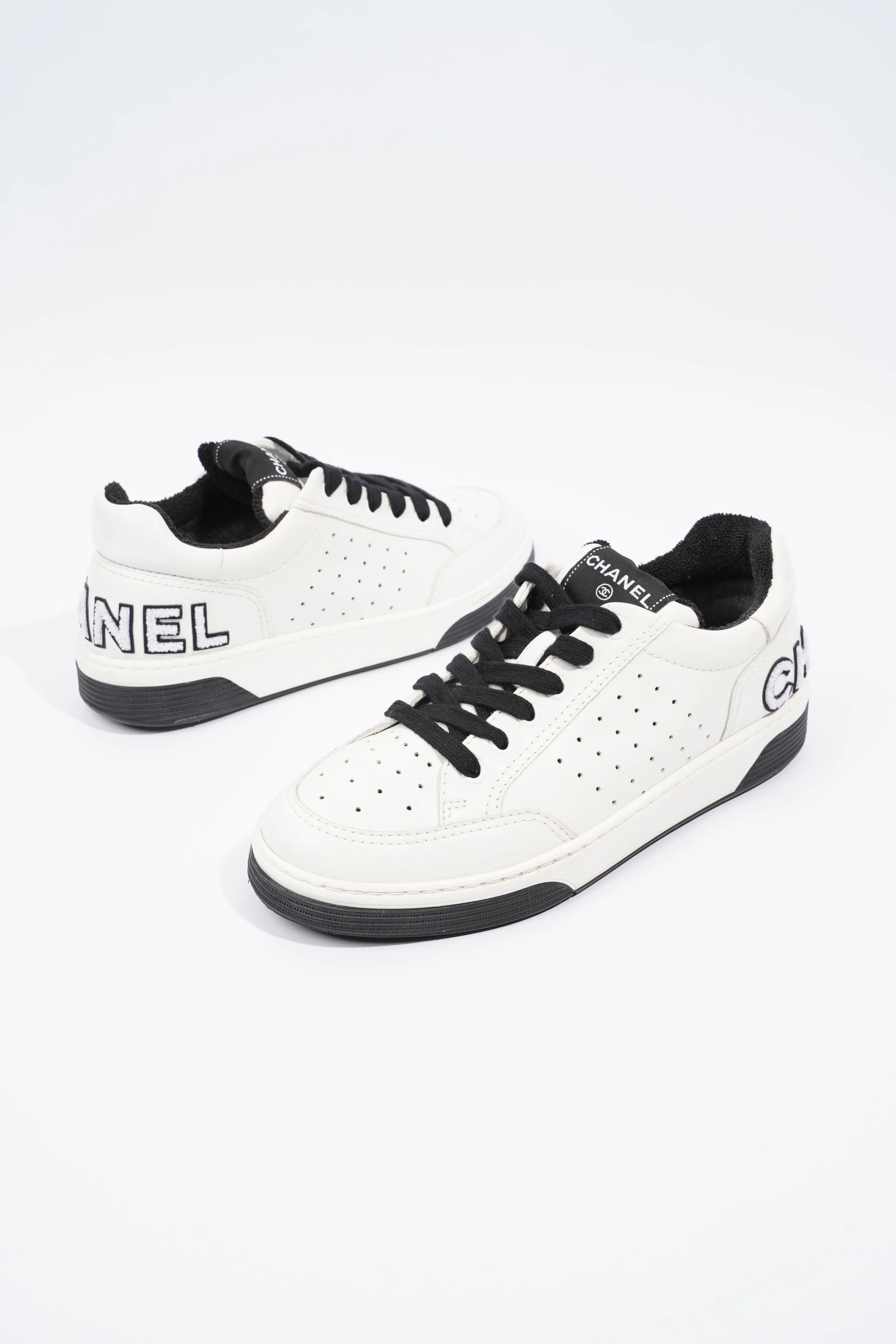 Chanel Chanel Logo White EU 39.5 UK 6.5