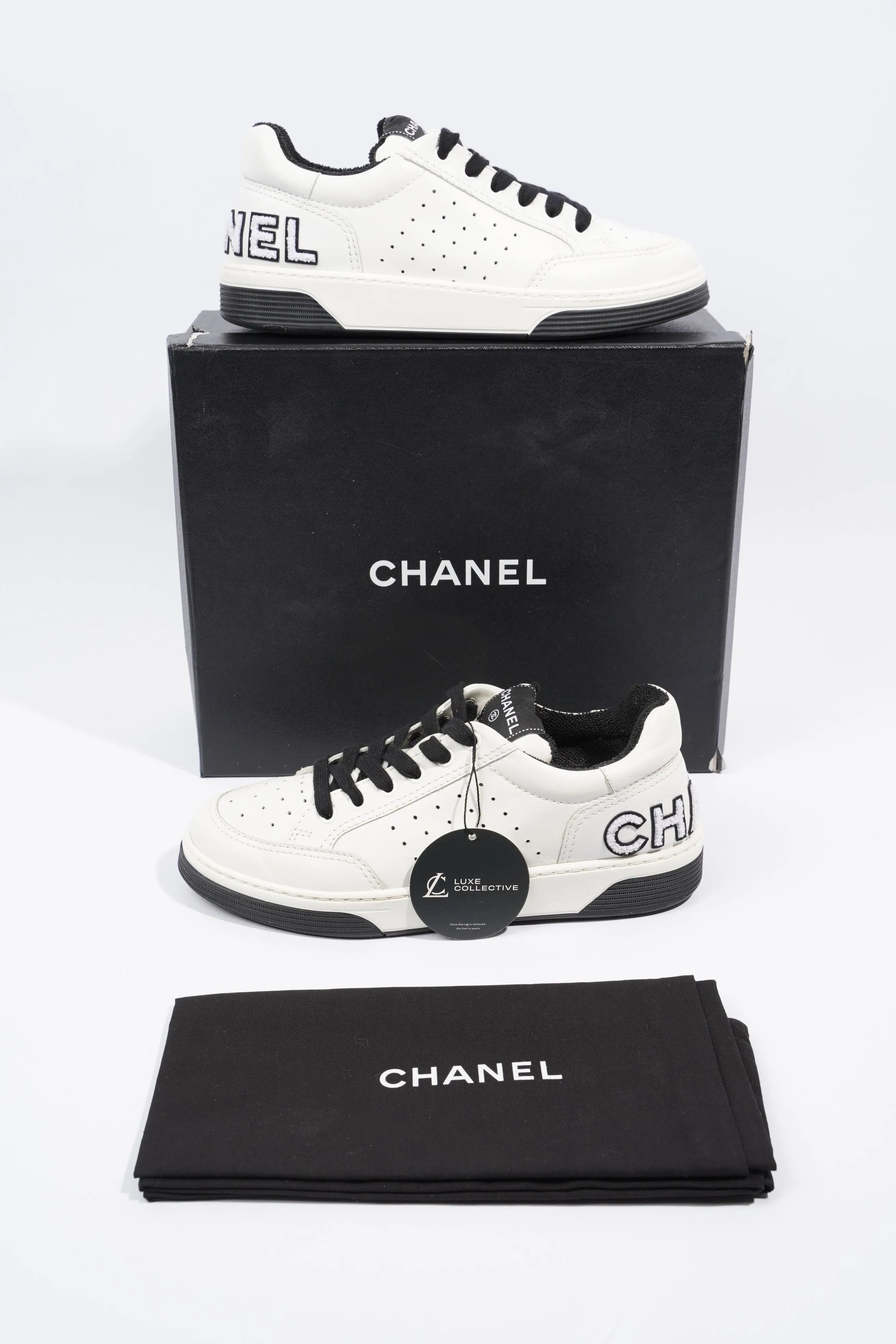 Chanel Chanel Logo White EU 39.5 UK 6.5