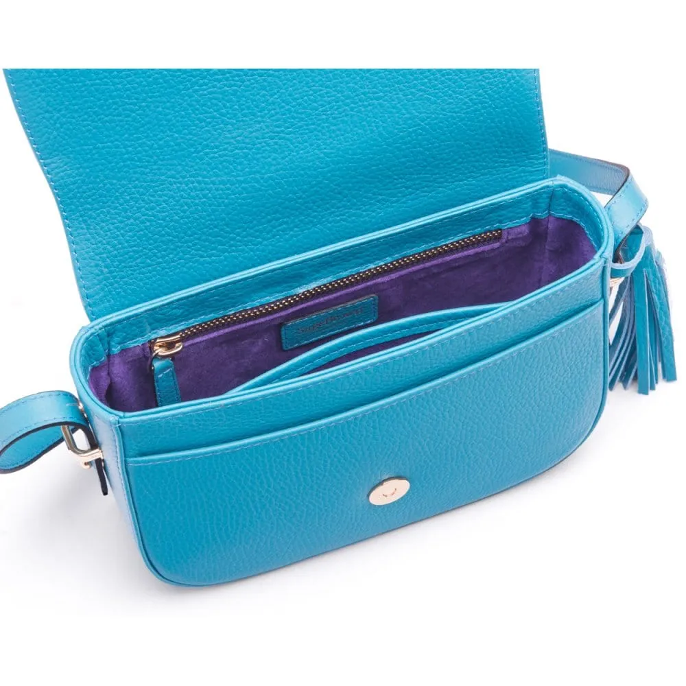 Clarice Tassel Bag - Cornflower Blue