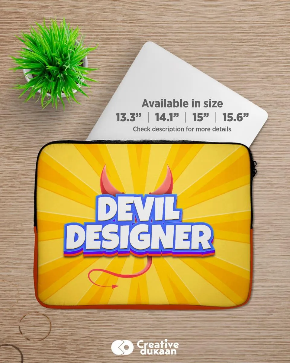 Cool Laptop Sleeve - Devil Designer